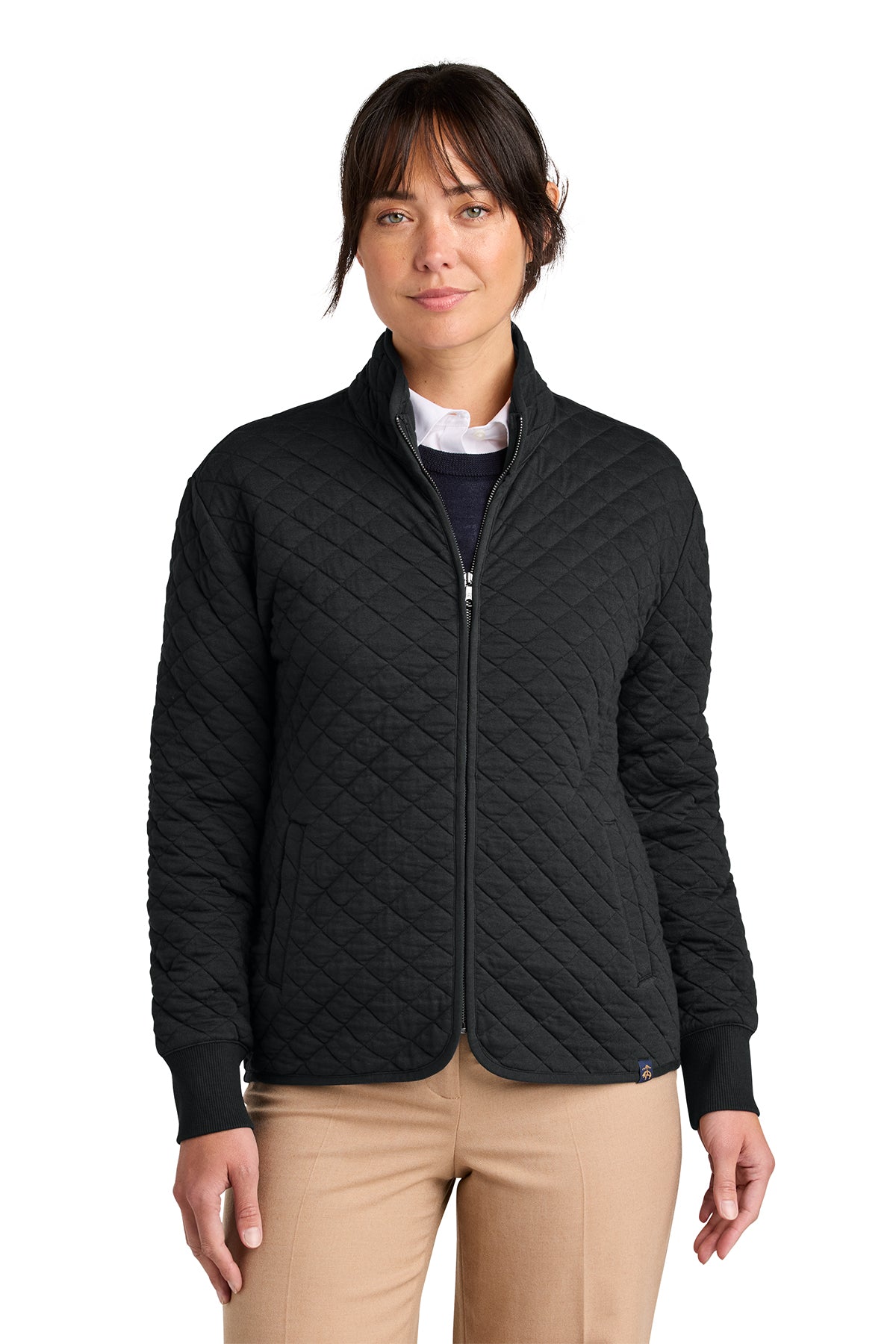Brooks Brothers® Women’s Diamond Quilt Full-Zip