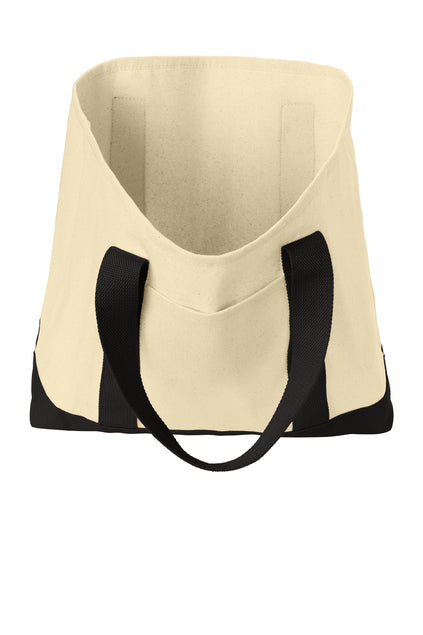 Port Authority® Ideal Twill Two-Tone Shopping Tote