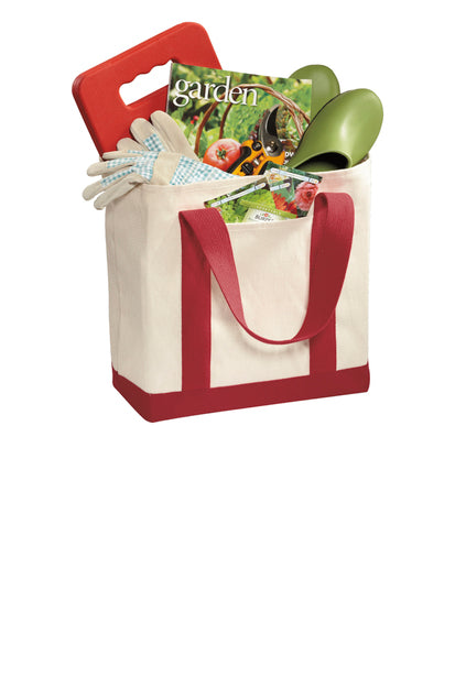 Port Authority® Ideal Twill Two-Tone Shopping Tote
