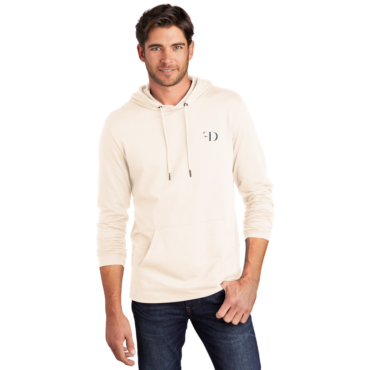 District  Featherweight French Terry  Hoodie — model