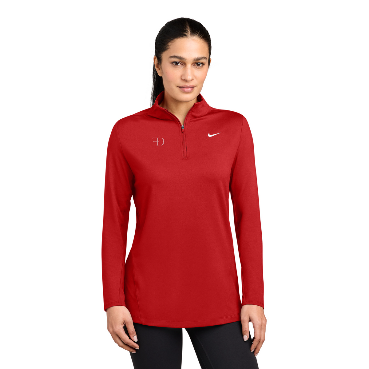 Nike Women's Dri-FIT Stride 1/2-Zip — model