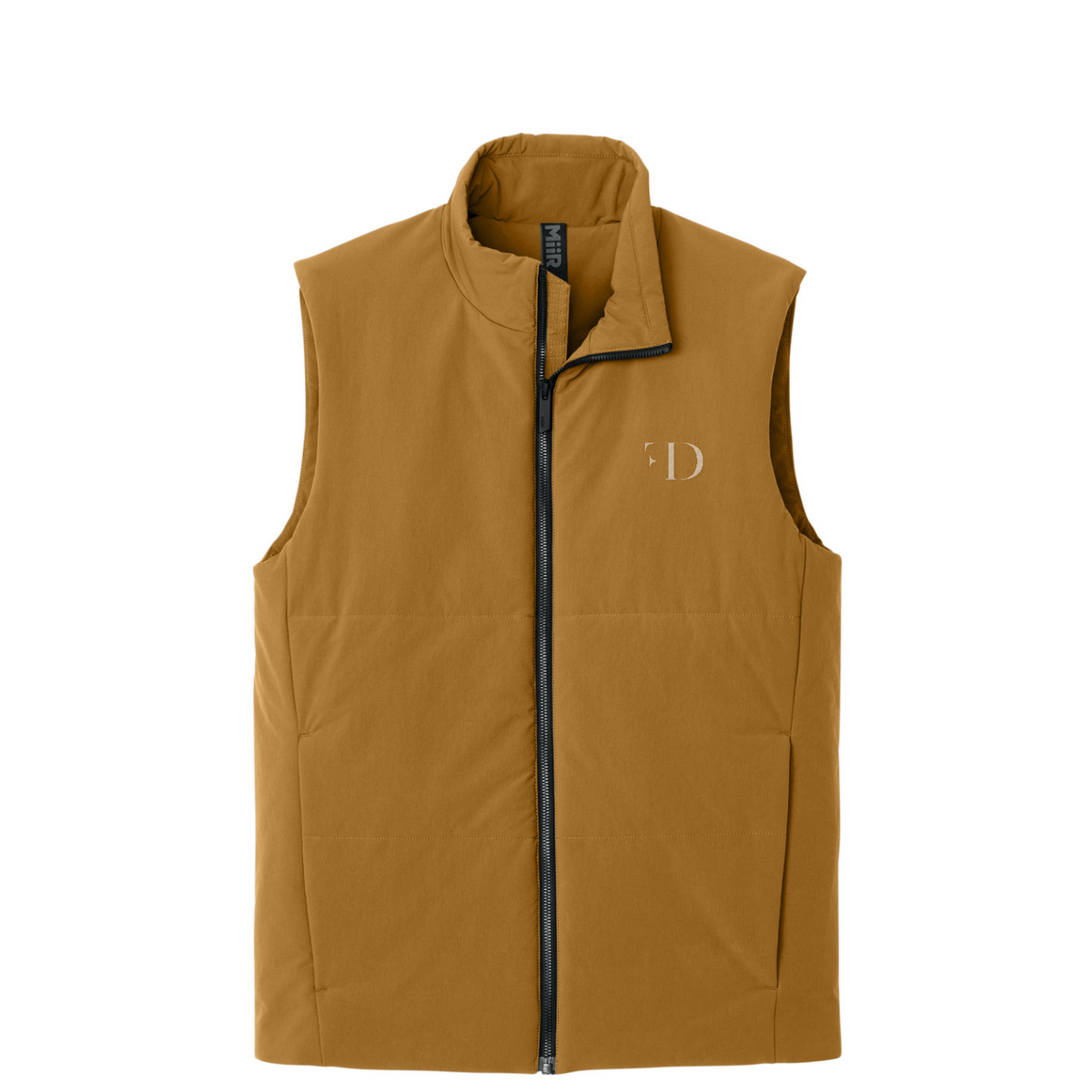 MiiR Sashiko Stretch Puffy Vest — Amber Haze
