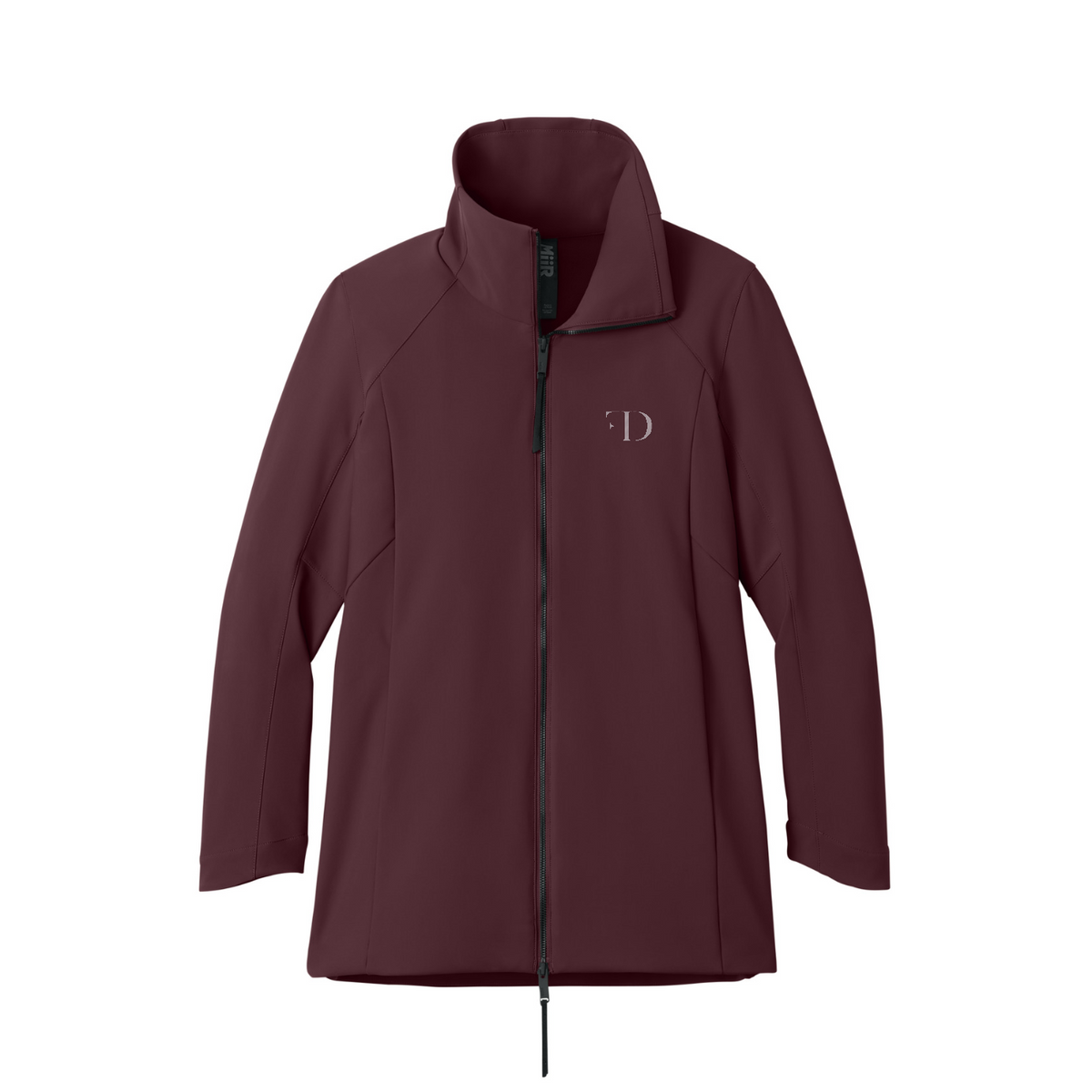 MiiR Women's Nozawa Full-Zip Soft Shell — Dark Fig