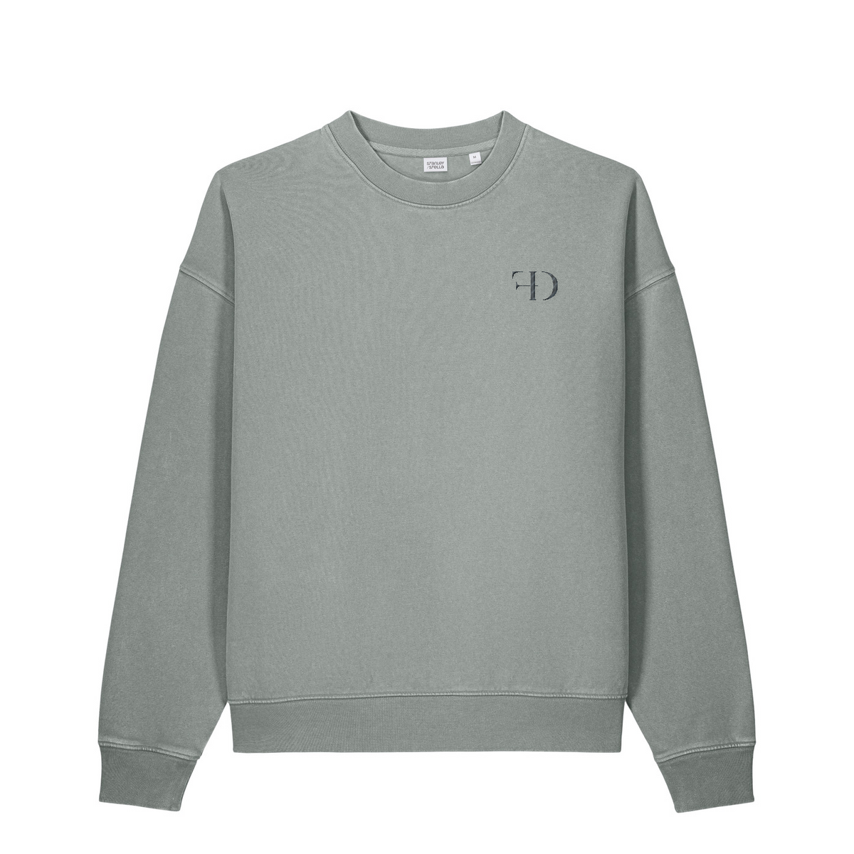 Stanley/Stella Unisex Easer Vintage Crewneck Sweatshirt — G. Dyed Misty Grey