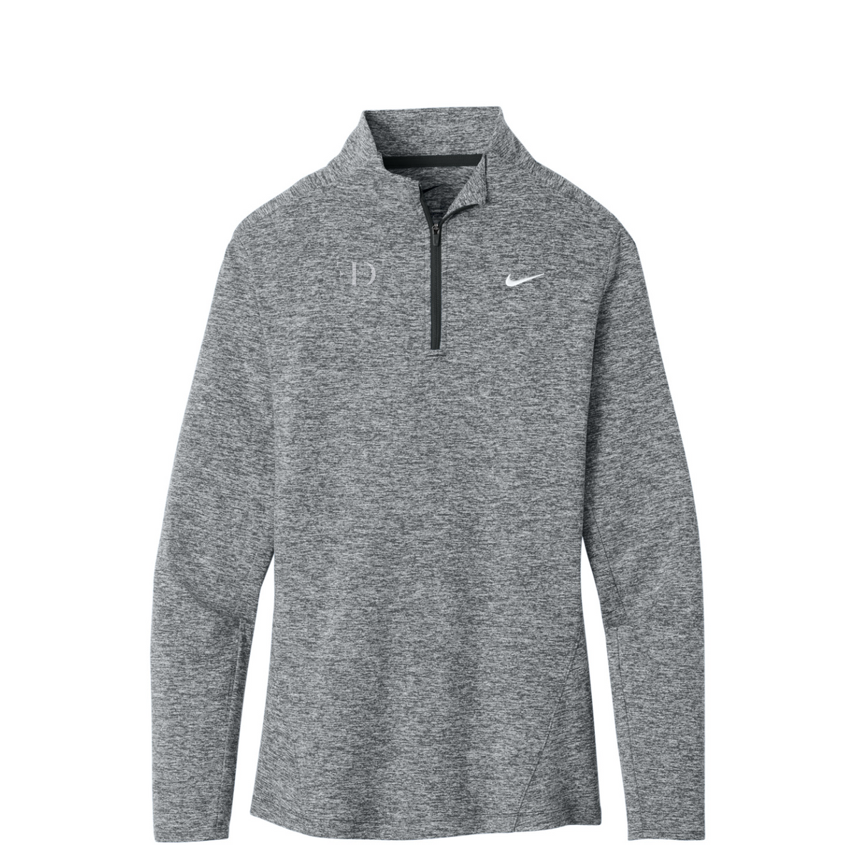 Nike Women's Dri-FIT Stride 1/2-Zip — Black Heather