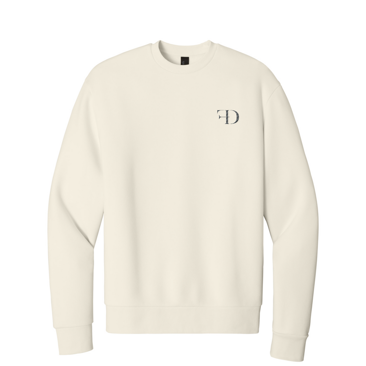 District MelloFleece Crew — Ivory