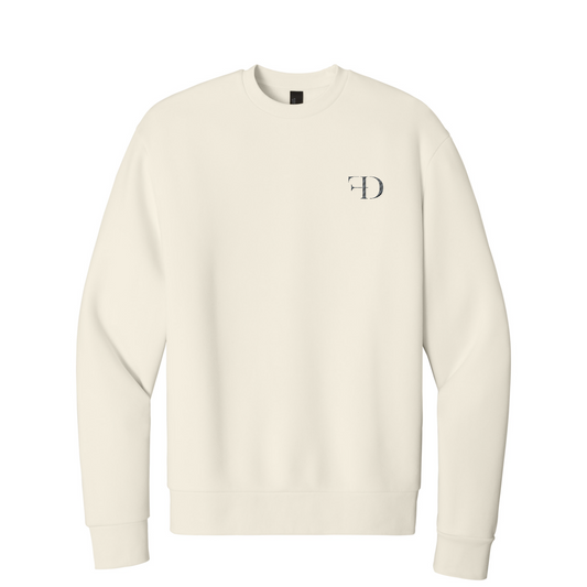District MelloFleece Crew — Ivory