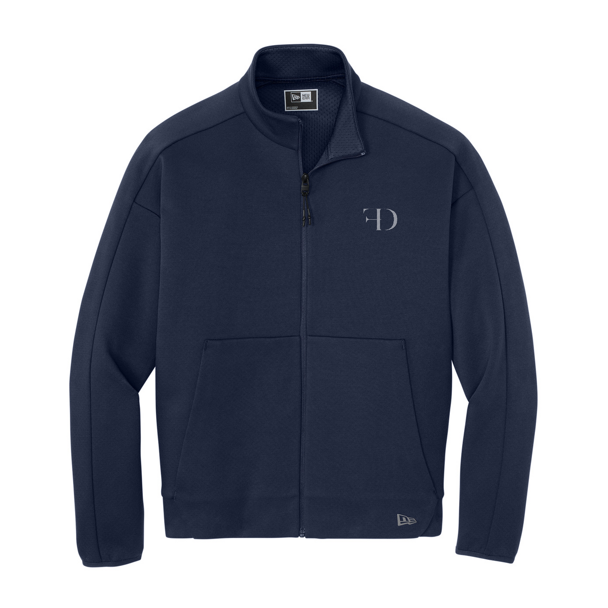 New Era Double Back Full-Zip — True Navy
