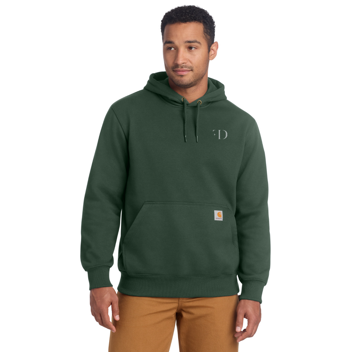Carhartt  Rain Defender  Paxton Heavyweight Hooded Sweatshirt — model