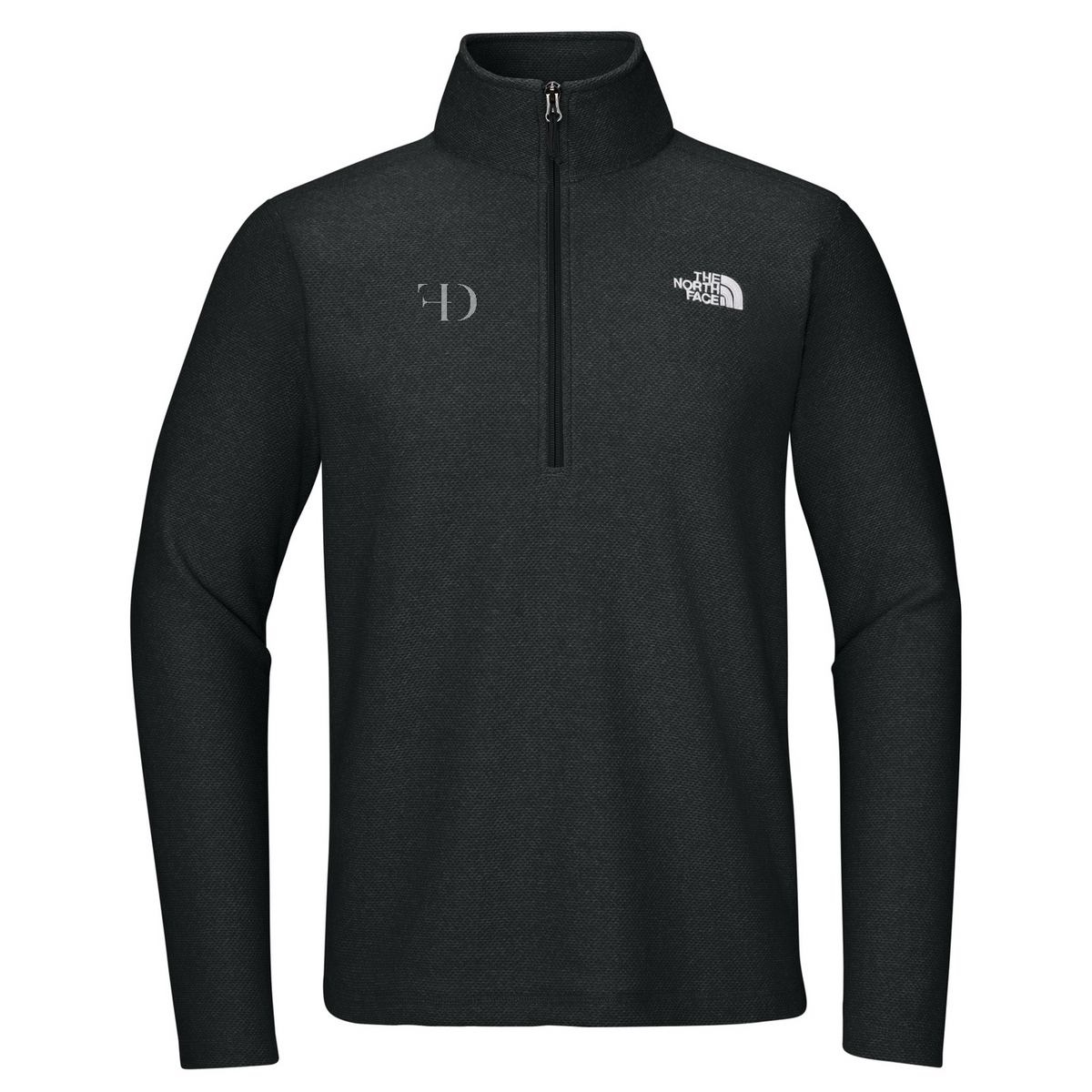 The North Face Textured Pine Grove 1/2-Zip — TNF Black Heather