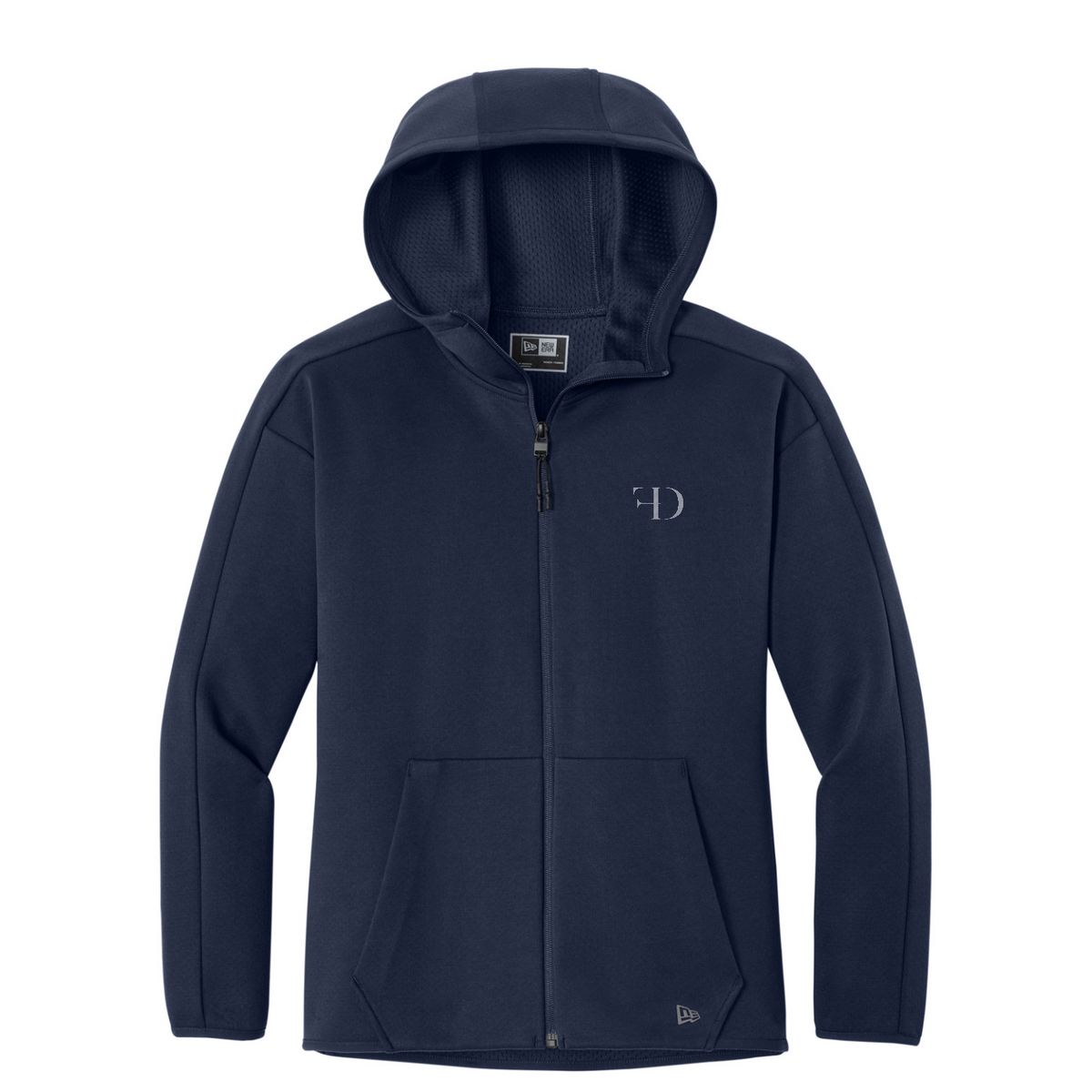 New Era Women's Double Back Full-Zip Hoodie — True Navy
