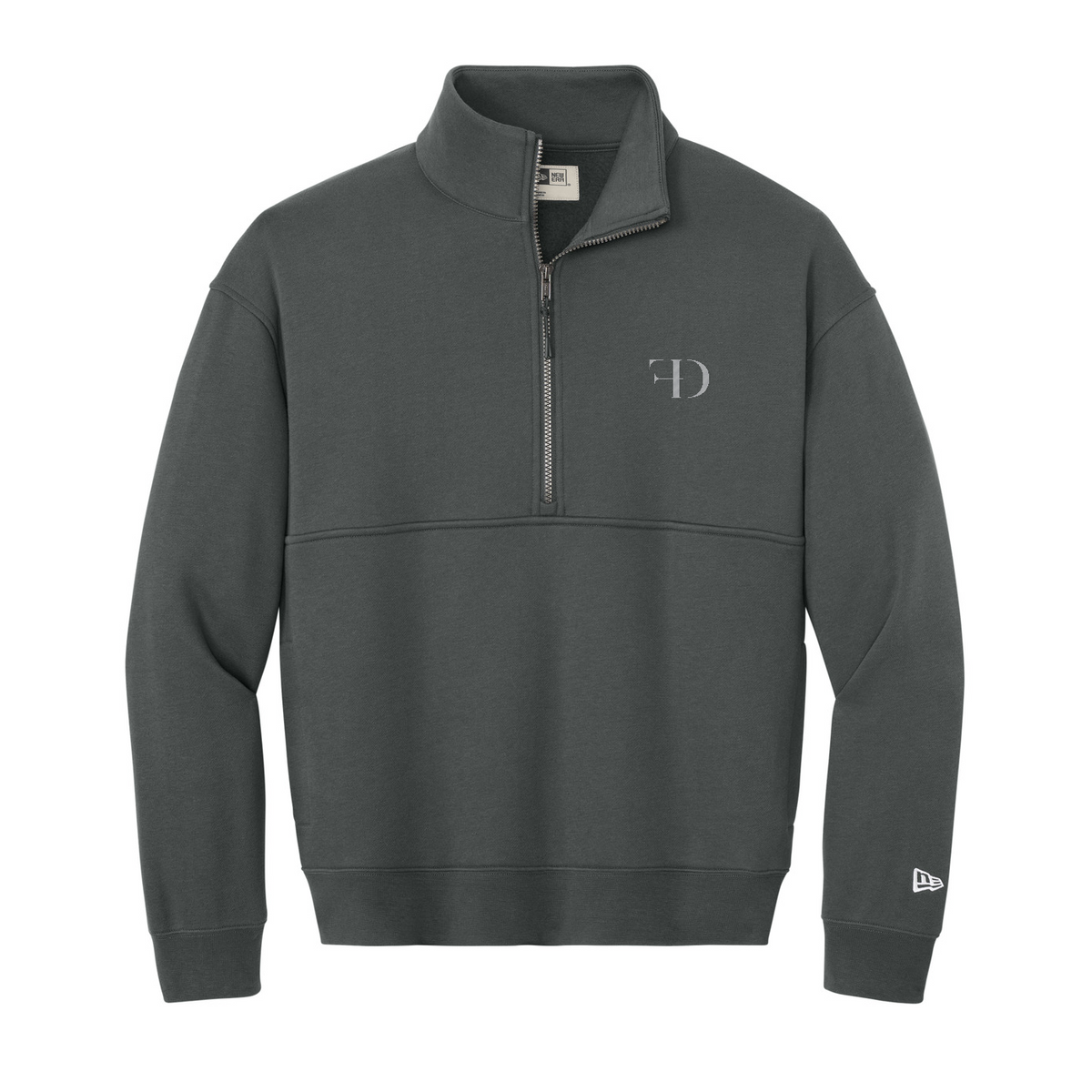 New Era Heritage Fleece 1/2-Zip — Graphite