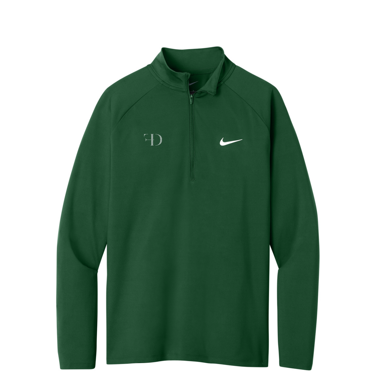 Nike Dri-FIT Stride 1/2-Zip — Dark Green