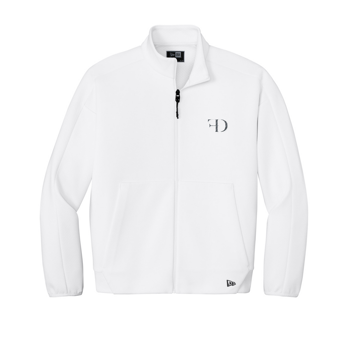 New Era Double Back Full-Zip — White