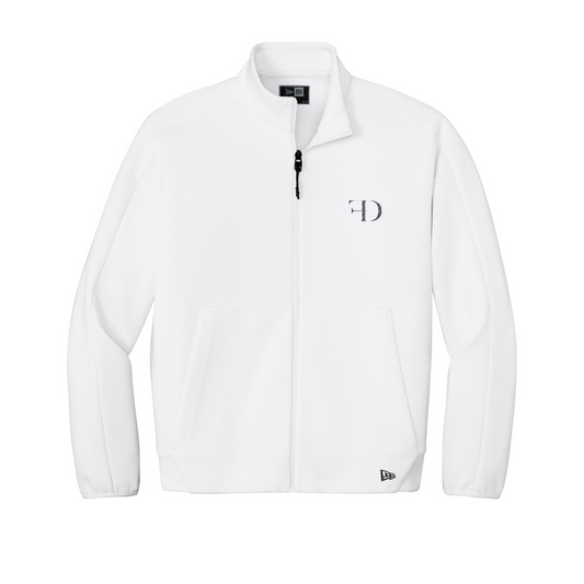 New Era Double Back Full-Zip — White