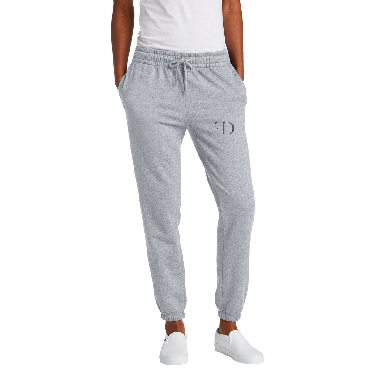 District Women's V.I.T. Fleece Sweatpant — model