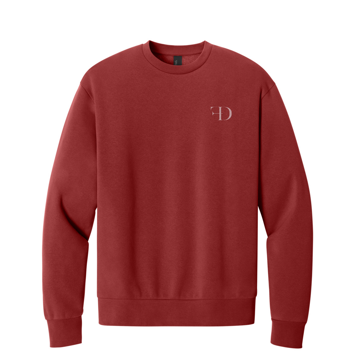 District MelloFleece Crew — Cherrywood