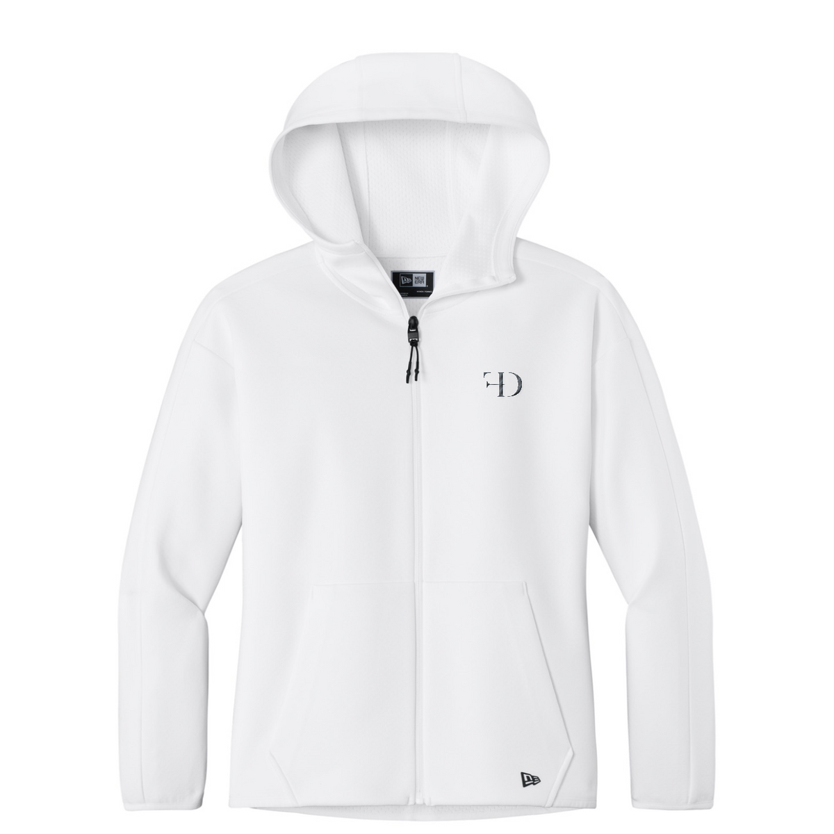 New Era Women's Double Back Full-Zip Hoodie — White