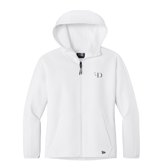 New Era Women's Double Back Full-Zip Hoodie — White