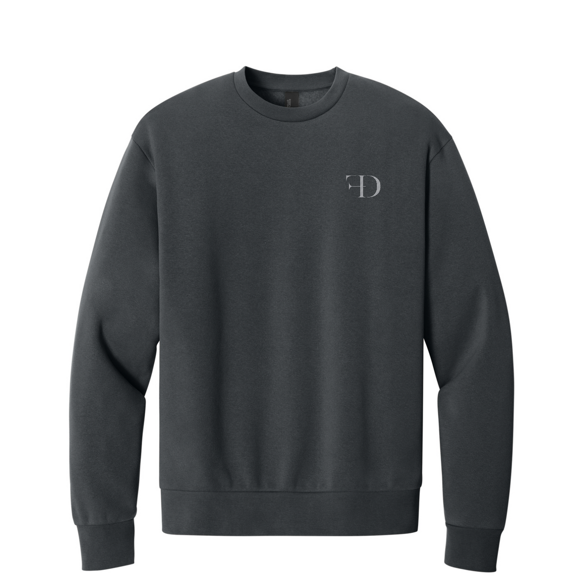District MelloFleece Crew — Graphite