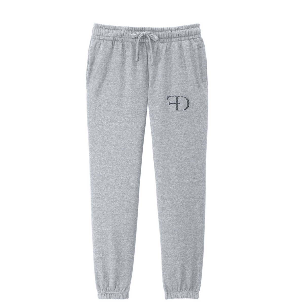 District Women's V.I.T. Fleece Sweatpant — Light Heather Grey