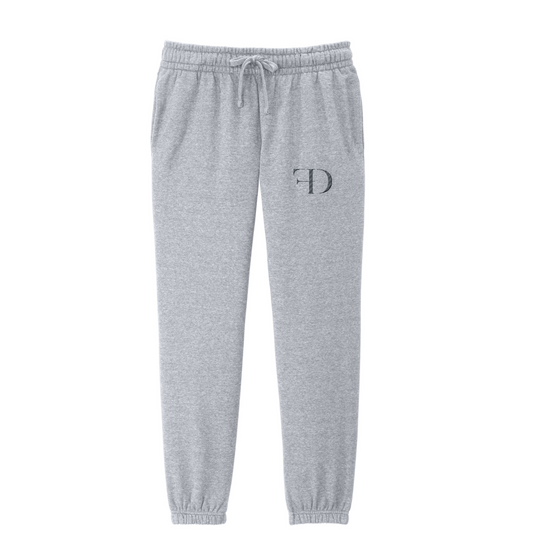 District Women's V.I.T. Fleece Sweatpant — Light Heather Grey