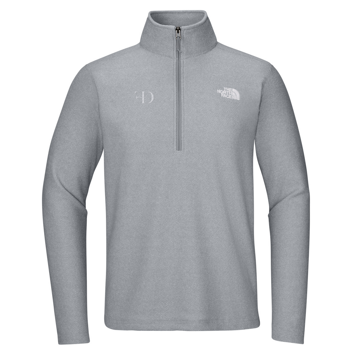 The North Face Textured Pine Grove 1/2-Zip — TNF Light Grey Heather
