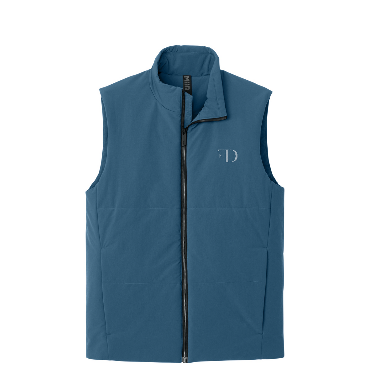 MiiR Sashiko Stretch Puffy Vest — Deep Lake