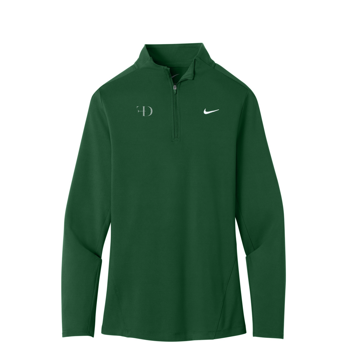 Nike Women's Dri-FIT Stride 1/2-Zip — Dark Green