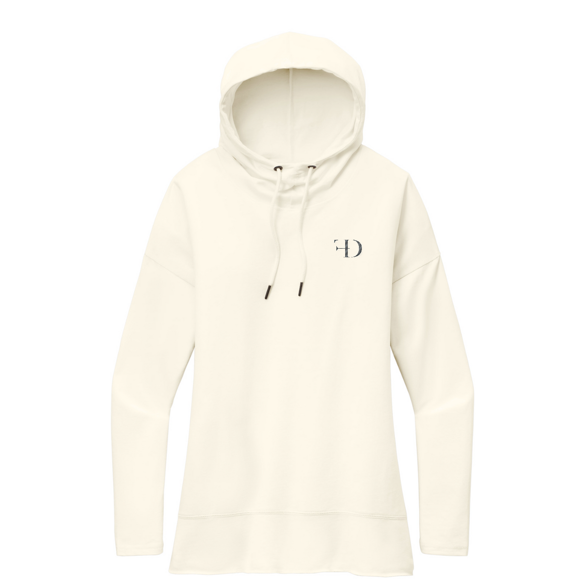 District  Women's Featherweight French Terry  Hoodie — Gardenia