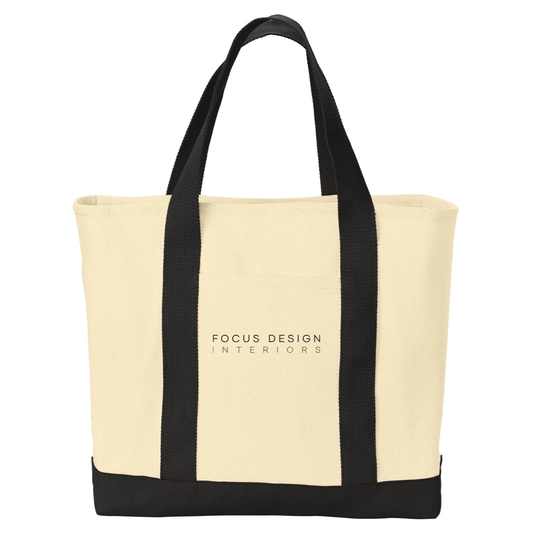 Port Authority® Ideal Twill Two-Tone Shopping Tote
