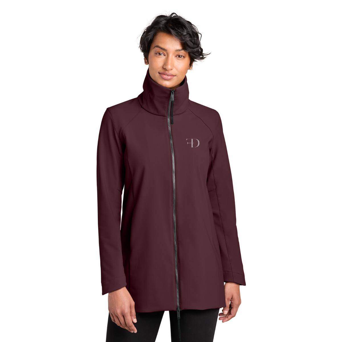 MiiR Women's Nozawa Full-Zip Soft Shell — model
