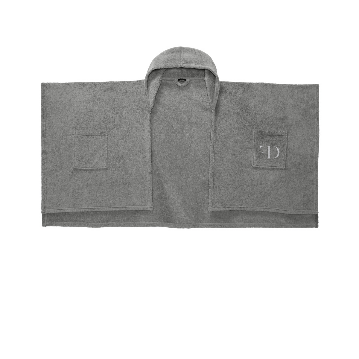 Port Authority Dream Plush Open Hoodie — Frost Grey